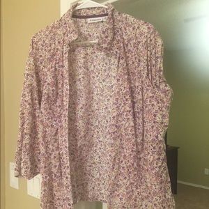 St. John's Bay floral button down St. John's Bay floral button down