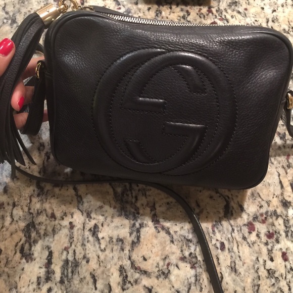 SOLD! Authentic Gucci Disco Crossbody bag Black
