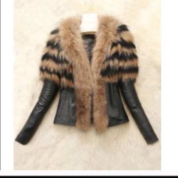 Women leather jacket