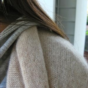 Cashmere wrap sweater