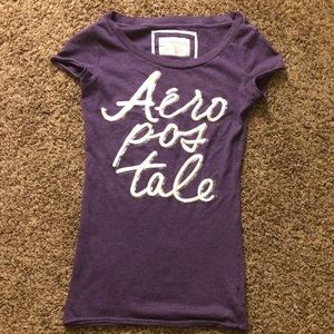 Purple Aeropostale tee