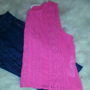 Abercrombie and Fitch lace crop top summer shirt