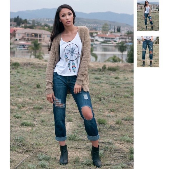 Destroyed Boyfriend Jeans