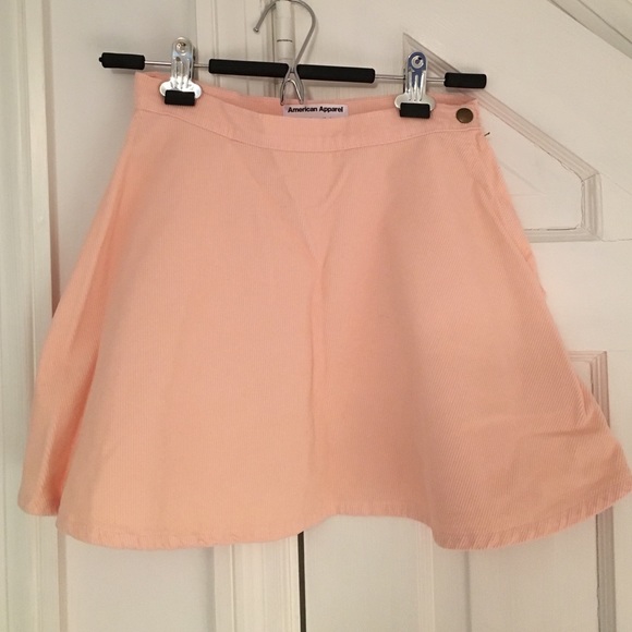 American Apparel pink circle skirt S