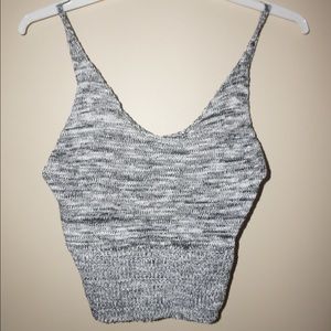 Knit crop top