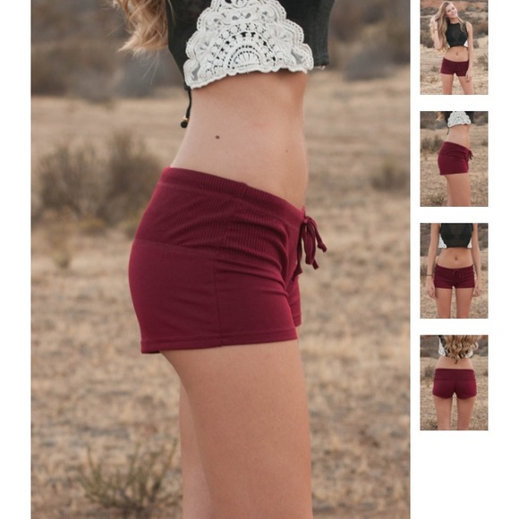 Drawstring Lounge Shorts - Picture 2 of 4
