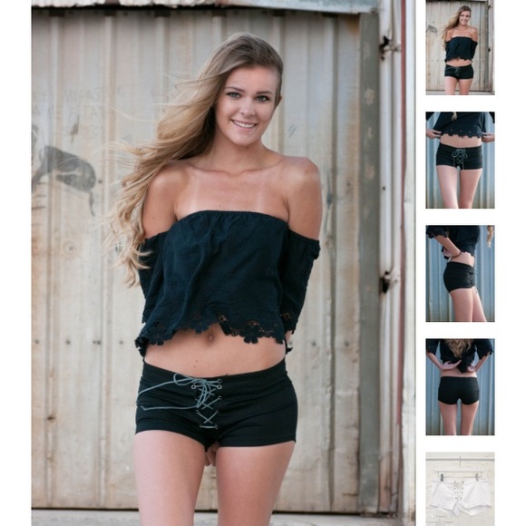 Lace Up Booty Shorts
