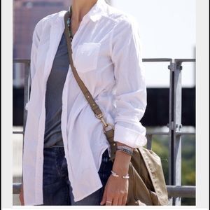*FLASH SALE 50%*  White Boyfriend Shirt XS