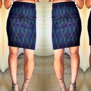 Zara plaid skirt