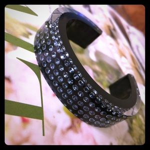 Swarovski Resin Blue Crystal Cuff