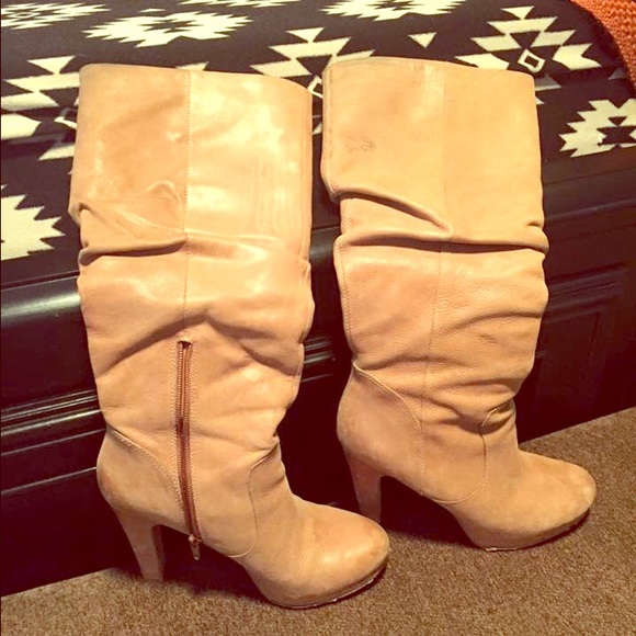Tan boots