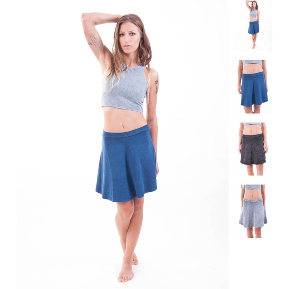 Acid Wash Skater Skirt Soft & Comfy Material!