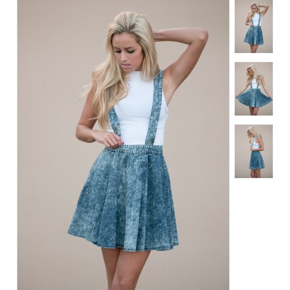 Acid Wash Skater Skirtall