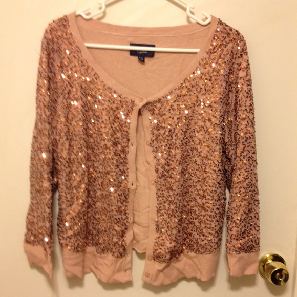 AE sequin cardigan