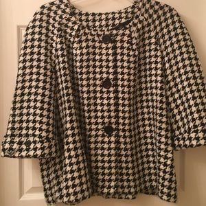 Houndstooth Pea Coat 🎀