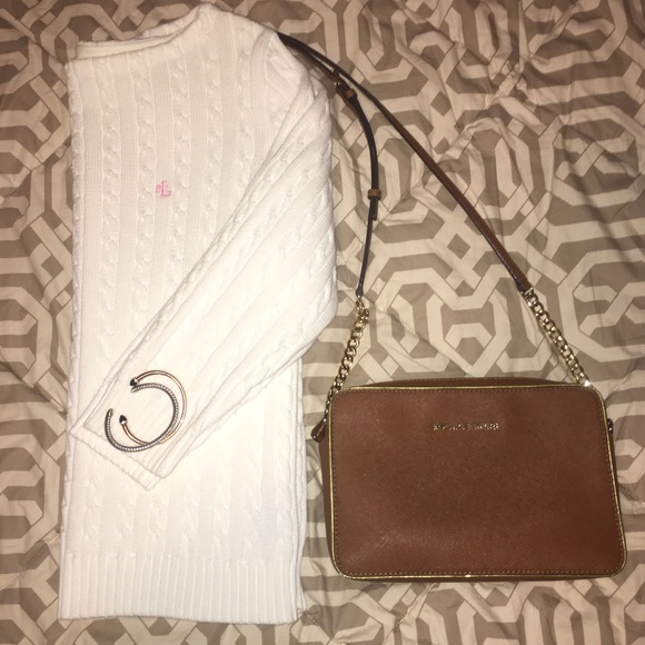 Ralph Lauren Sweaters - ⭐️FINAL SALE Ralph Lauren White Cable Knit Sweater