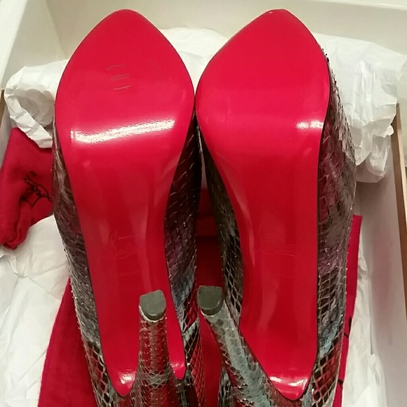 ***SOLD***Christian Louboutin Python 160 Deco - Picture 4 of 4