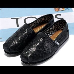 Classic black sequin TOMS