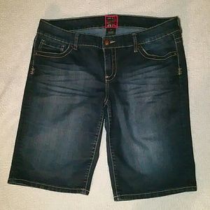 Torrid bermuda jean shorts