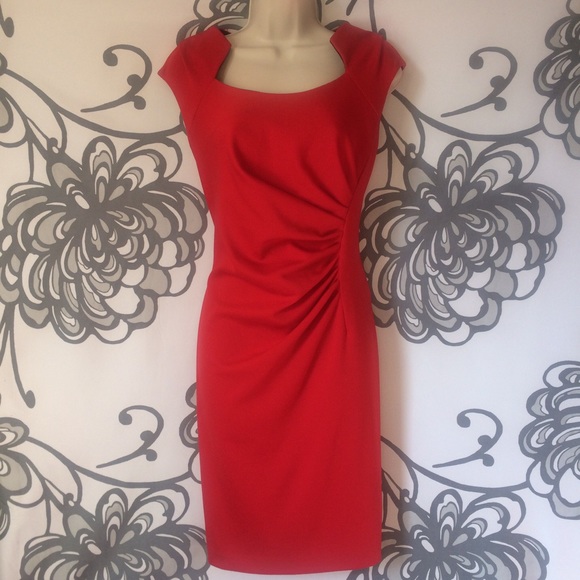 Calvin Klein Red Dress Size 12