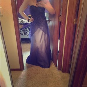 Purple prom dress