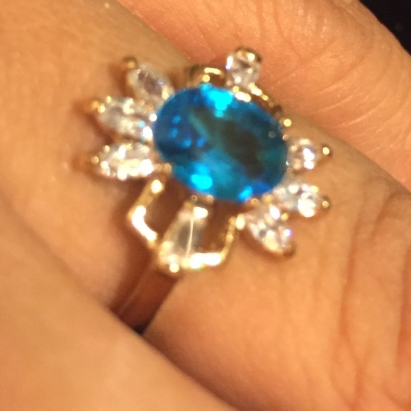 🌺SOLD🌺 Ring, 14kt gold plated - Picture 1 of 4