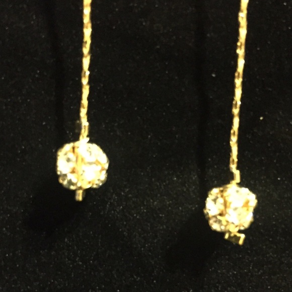 🌺SOLD 🌺 Jewelry earrings 14kt gold plated - Picture 2 of 2