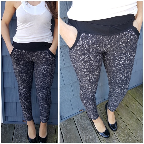 LAST L❗️Marled print seamed pocket pants - Picture 3 of 3