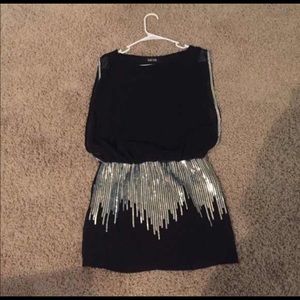 Black and silver cocktail dress!!