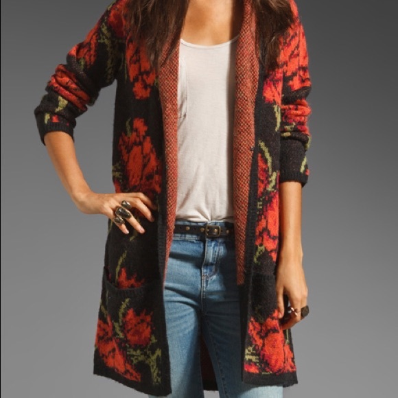 Free people long cardigan