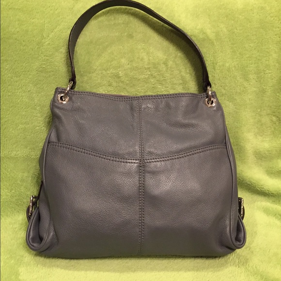Michael Kors Gray Leather Handbag - Picture 2 of 3