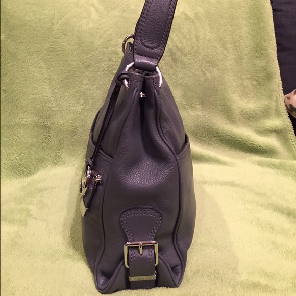 Michael Kors Gray Leather Handbag - Picture 3 of 3
