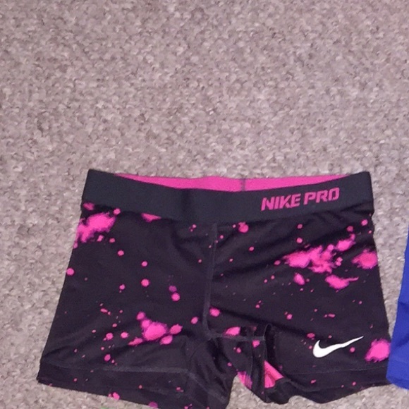 Pink and black splatter paint