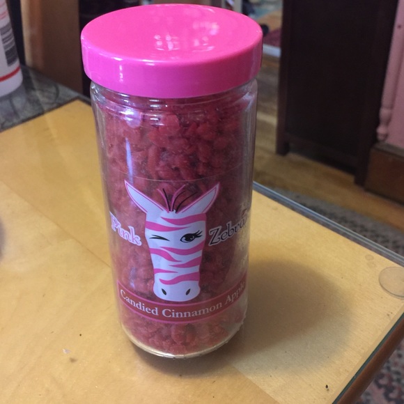 Candied cinnamon apple pink zebra sprinkles
