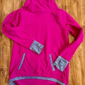 SOLD Funnel neck high-low fleece