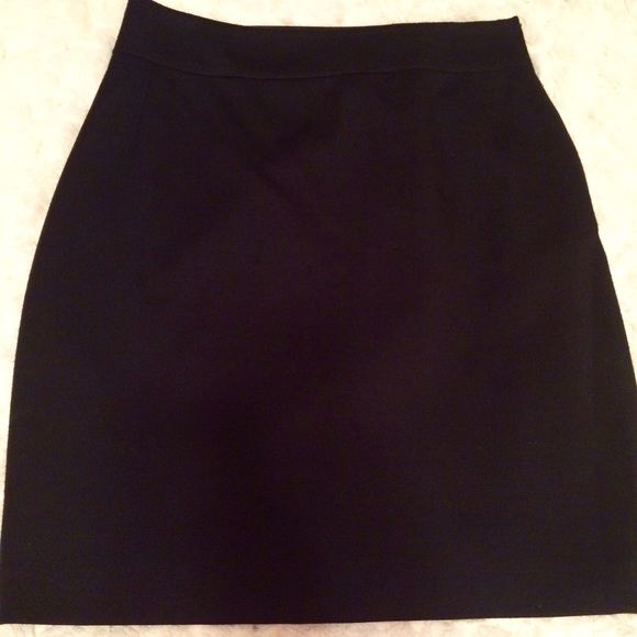 Black pencil skirt