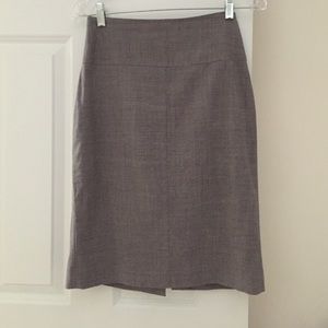 Gray Banana Republic pencil skirt