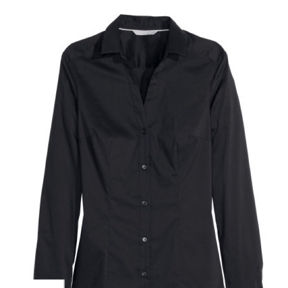 Black button up shirt