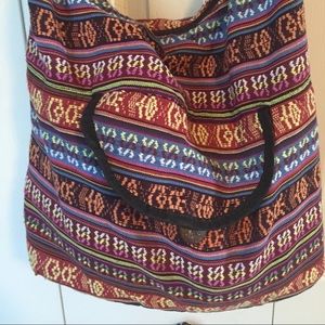 Boho chic tribal handbag