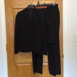 Banana Republic black 3 piece suit