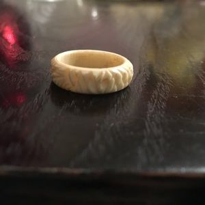 Ivory shell ring