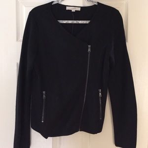 LOFT Black sweater jacket size Medium