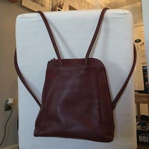 Clarks Leather Convertible Shoulder Bag/Backpack