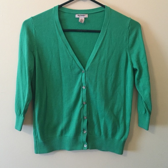 Green Old Navy cardigan