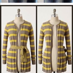 Anthropologie striped cardigan