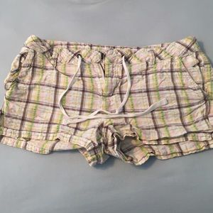 Plaid shorts