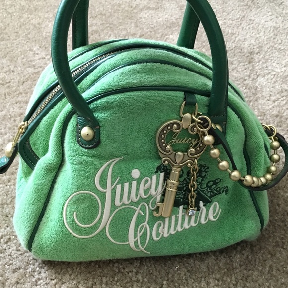 Juicy C Green & Gold purse