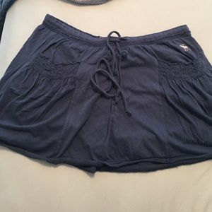 Abercrombie & Fitch Navy Blue Skirt