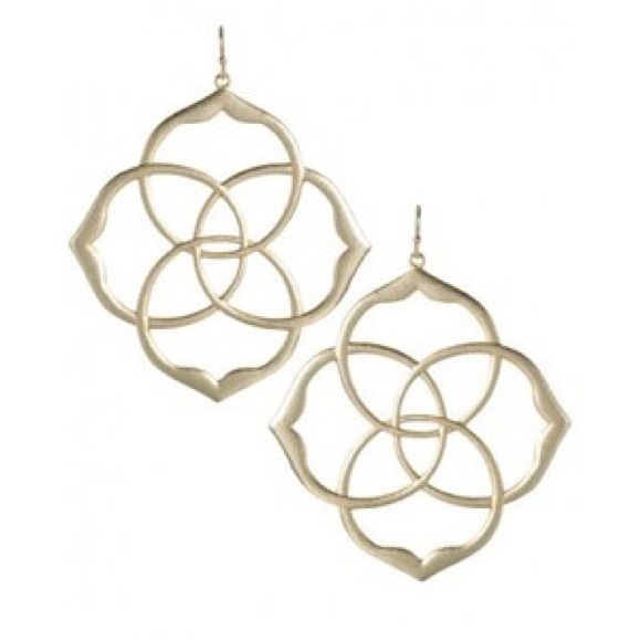 Found❗️⚜ISO⚜Kendra Scott Gold Rajan Logo Medallion - Picture 4 of 4