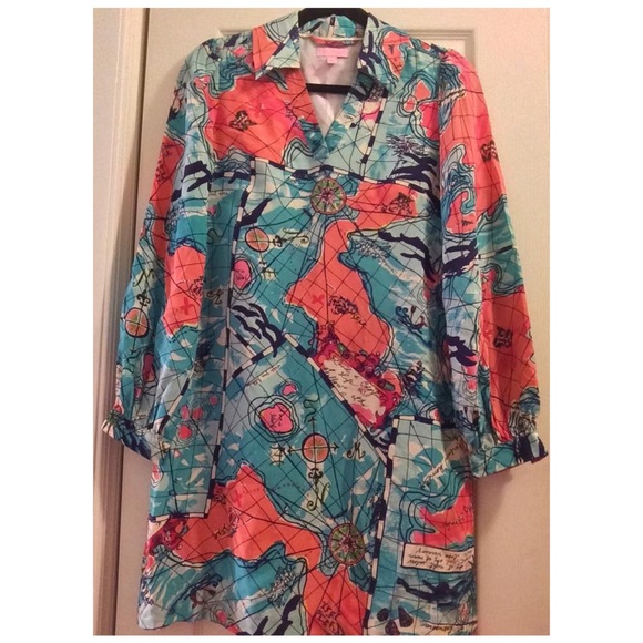 LILLY PULITZER X MARKS THE SPOT WAYLES DRESS SZ 2